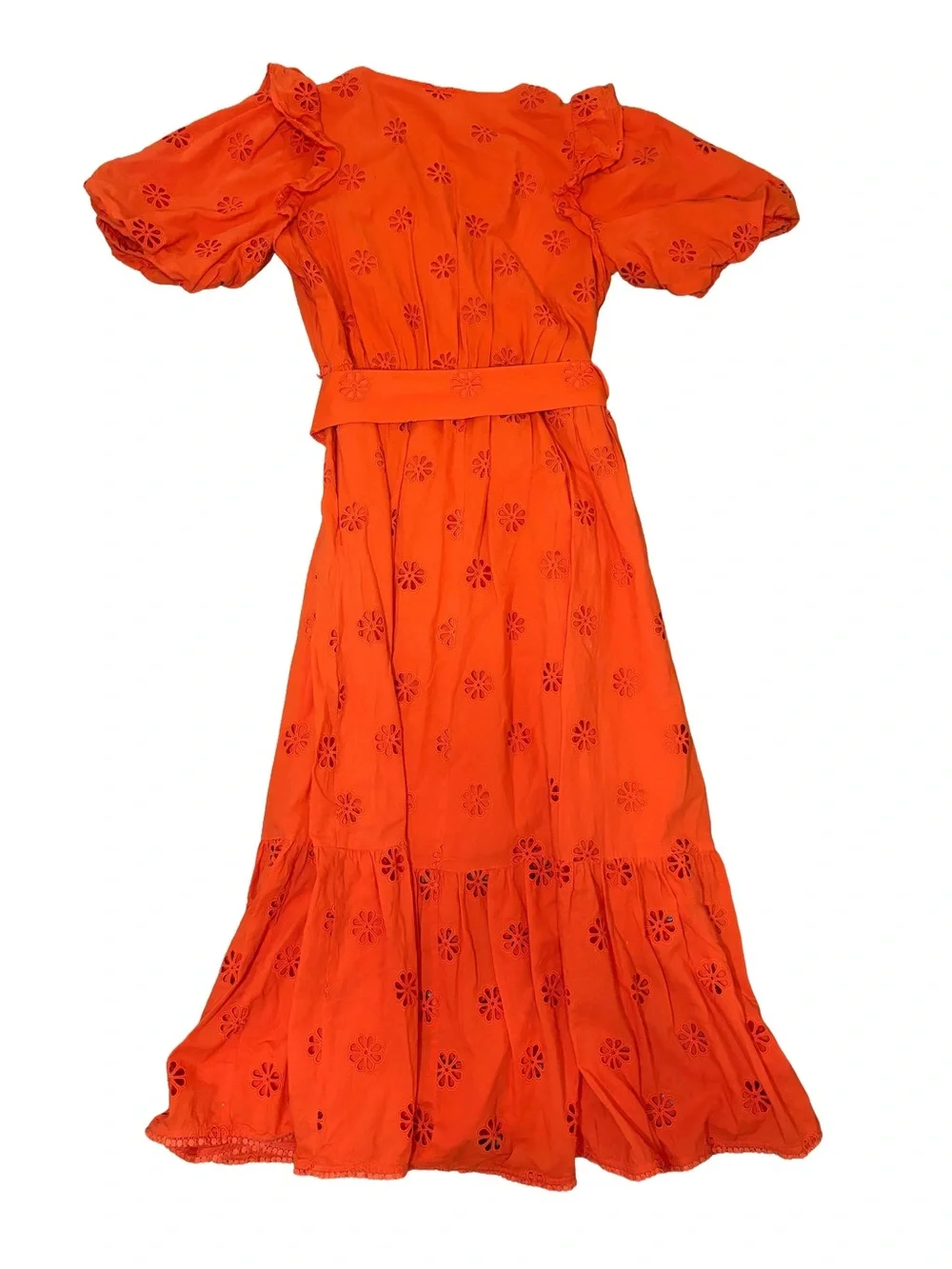 Kate Spade Clover Eyelet Summer Wedding Resortwear Vacation Cottagecore Dress